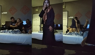 Bokep Indo | Ibu Guru Viral Maen Bertiga Di Dalam Hotel